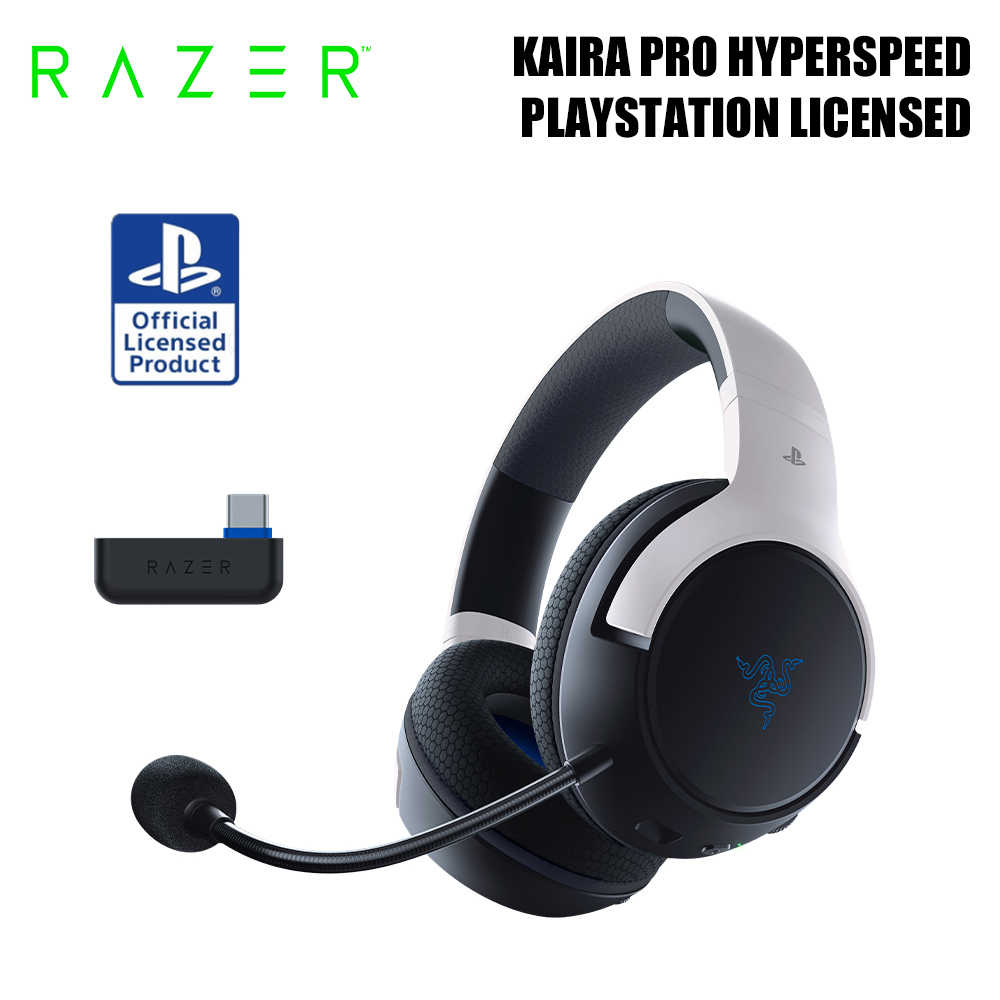 【Razer 雷蛇】Kaira Pro HyperSpeed Licensed PS5 無線電競耳機