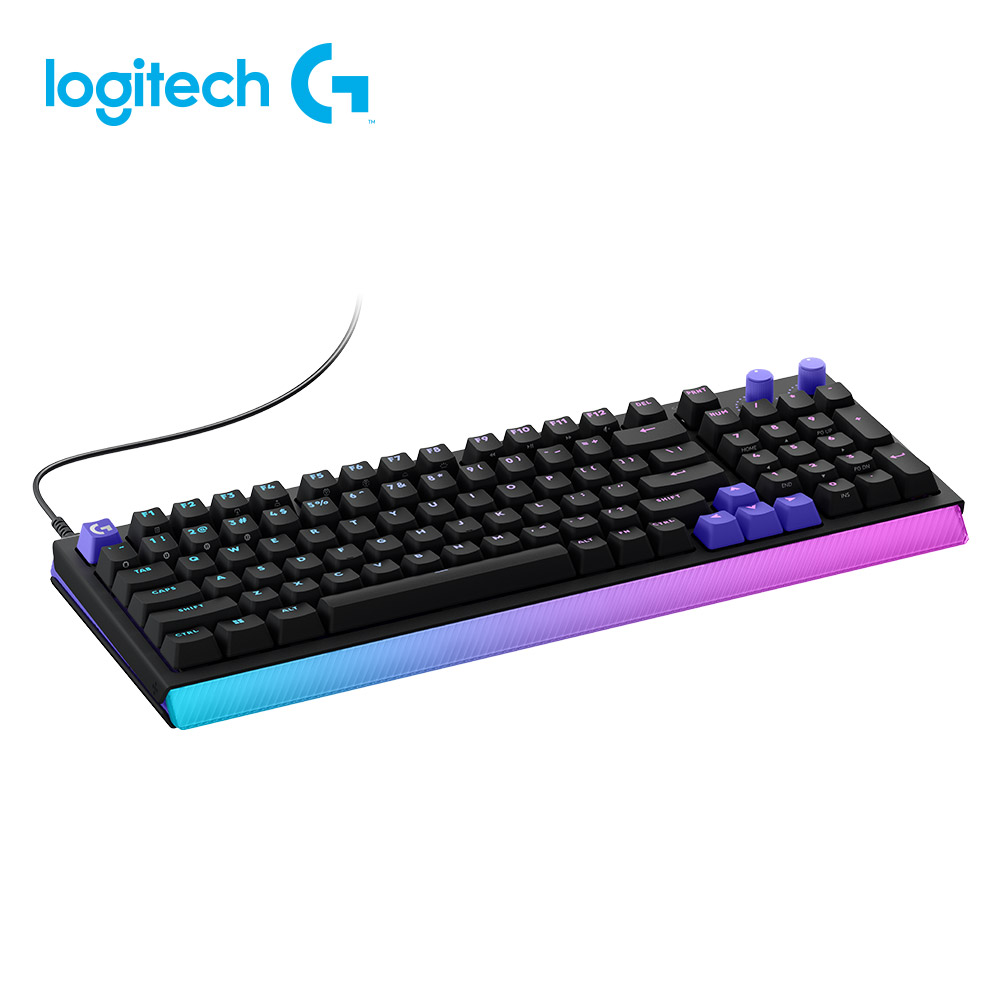 【Logitech 羅技】G512 X 98 類比機械有線電競鍵盤 線性軸｜黑色
