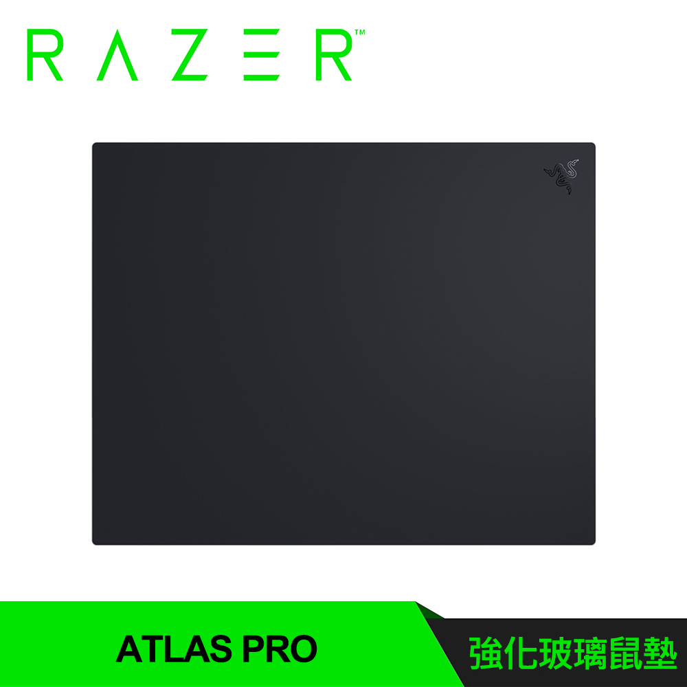 【Razer 雷蛇】Atlas PRO 強化玻璃鼠墊 黑色