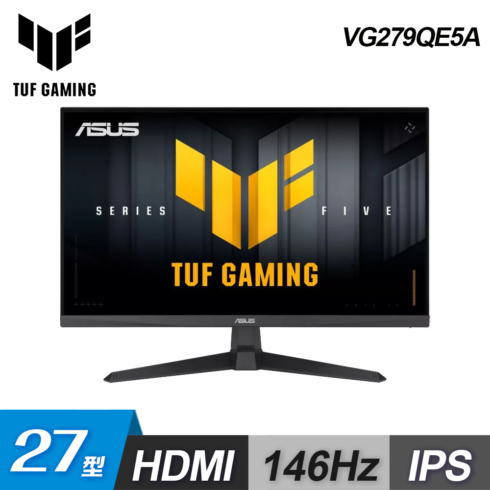 【ASUS 華碩】TUF Gaming VG279QE5A 27型 電競螢幕