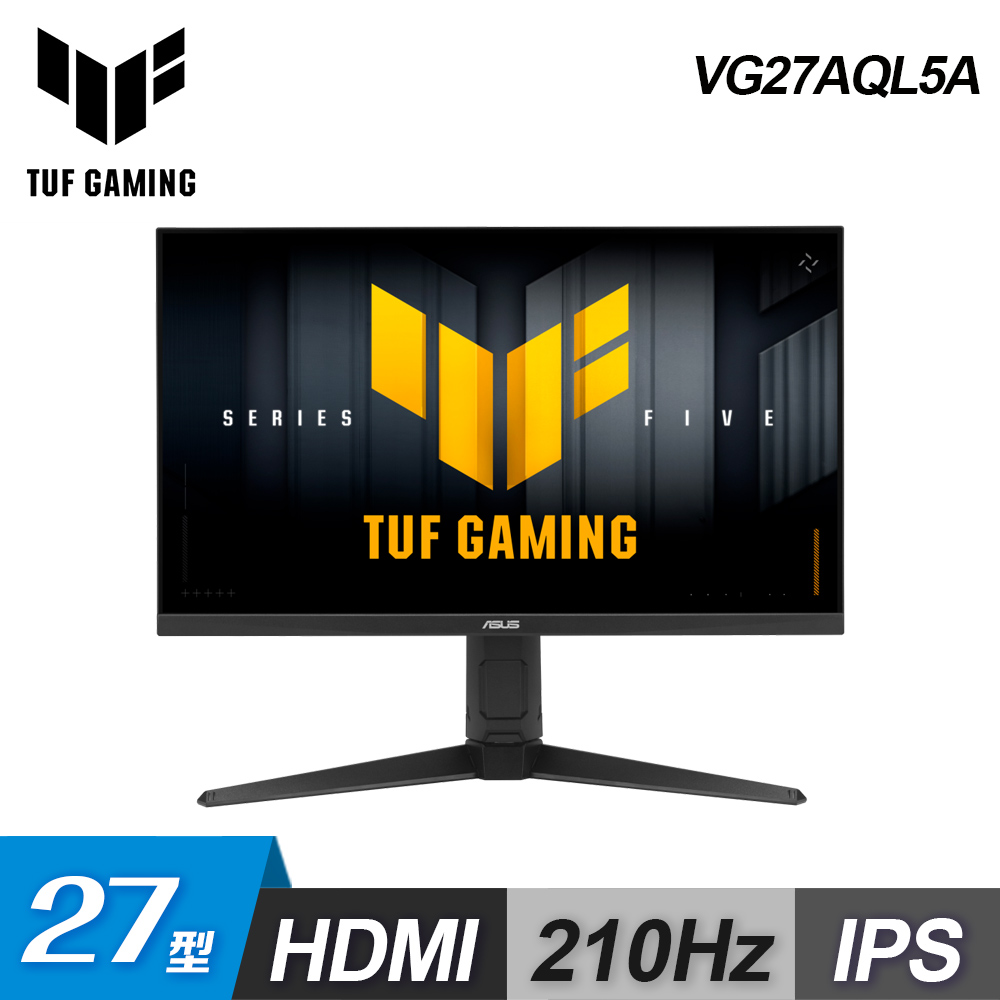 【ASUS 華碩】TUF Gaming VG27AQL5A 210Hz 2K 27型 電競螢幕
