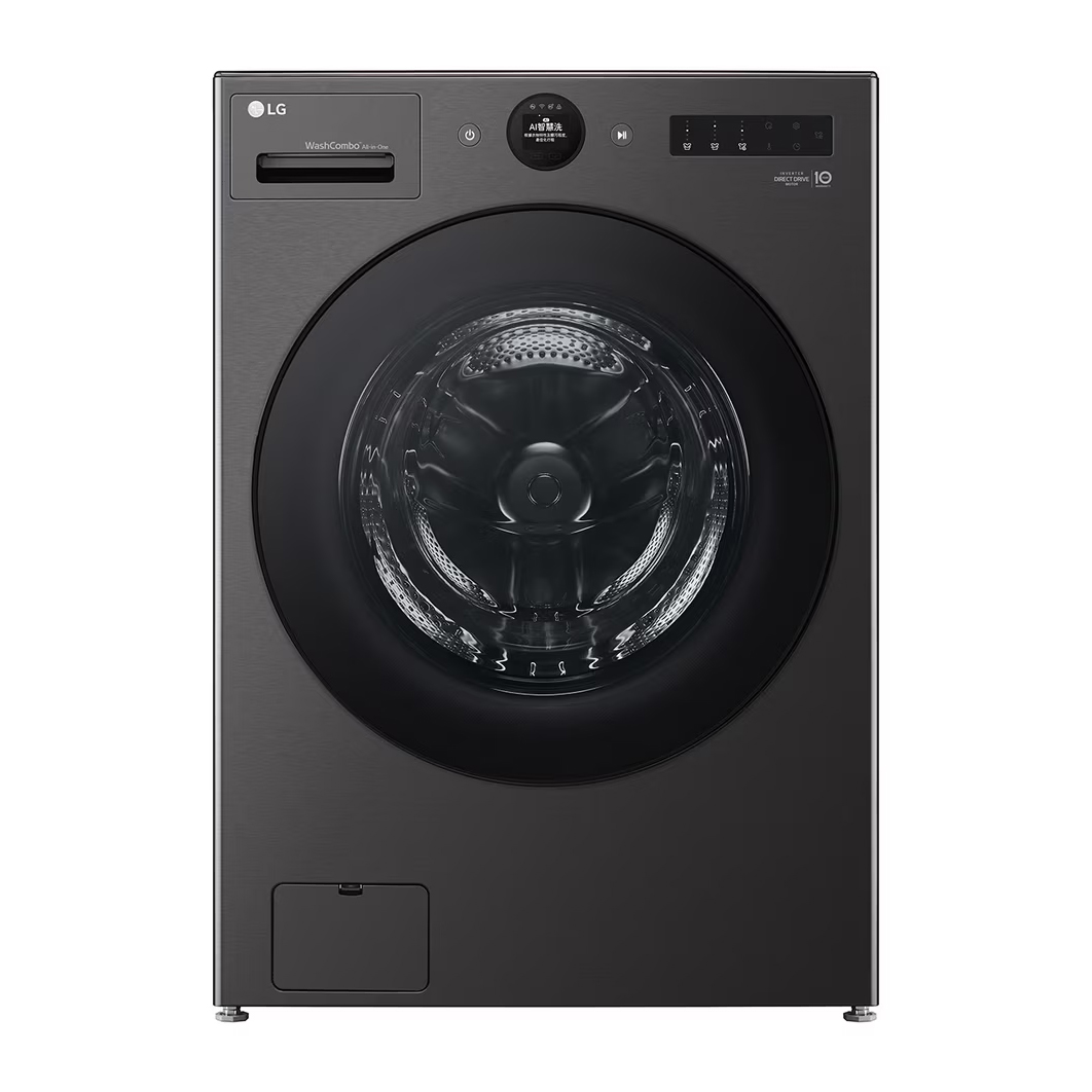 【LG 樂金】WD-S22FHDB 22KG 蒸洗脫烘 滾筒洗衣機 尊爵黑｜含基本安裝