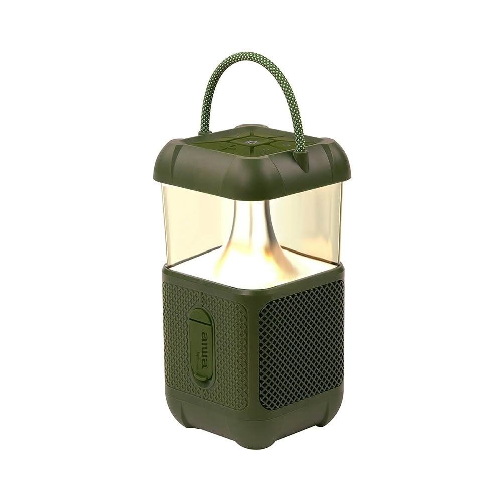 【AIWA 愛華】BS-RM20 露營燈藍牙音箱 綠色