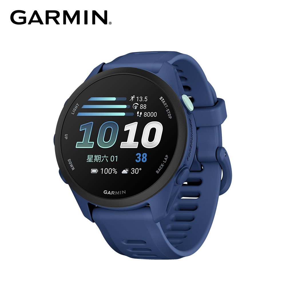 【GARMIN】Forerunner 70 GPS智慧跑錶《深海藍》