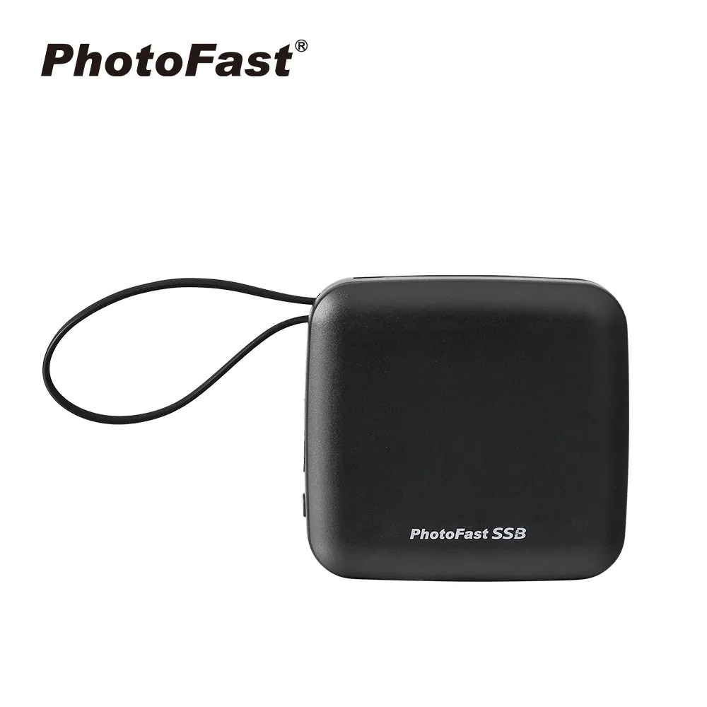 【PhotoFast】SSB mini充 10000mAh 固態行動電源｜晶曜黑