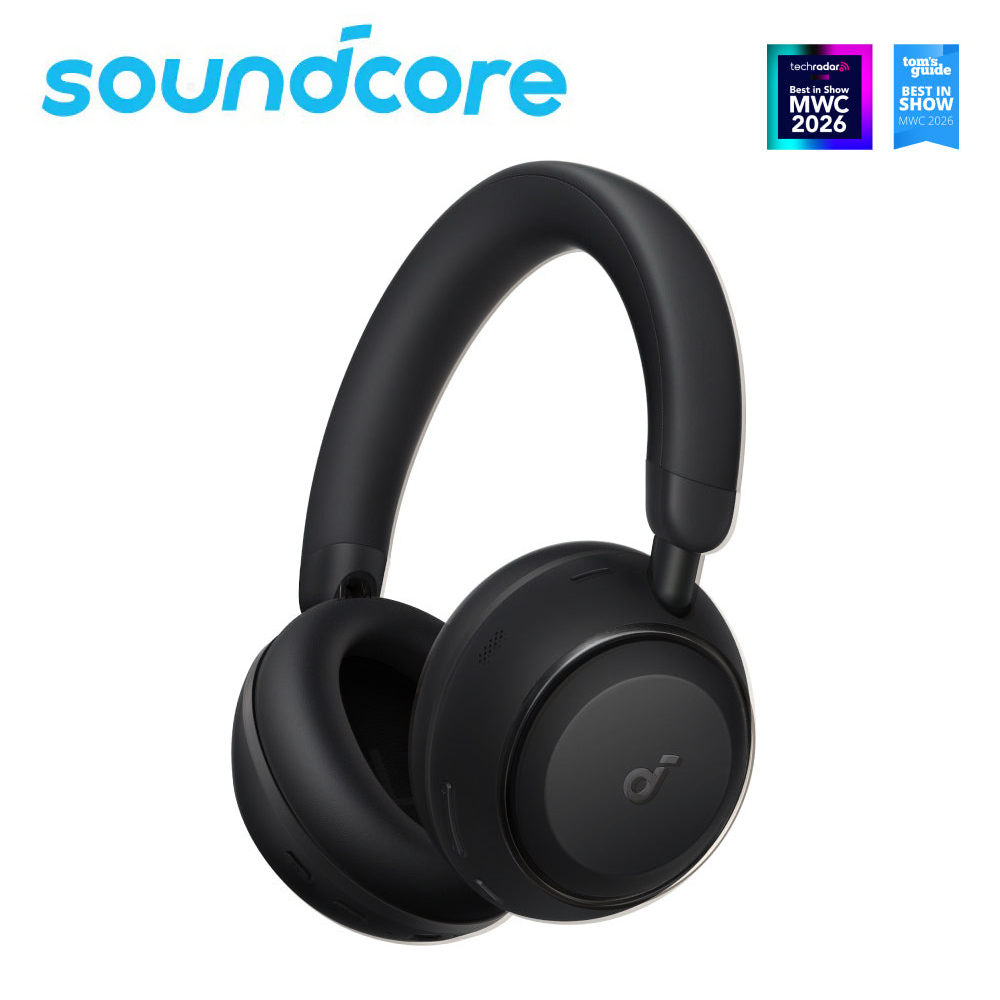 【Soundcore】Space 2 主動降噪無線耳罩式耳機｜深空黑
