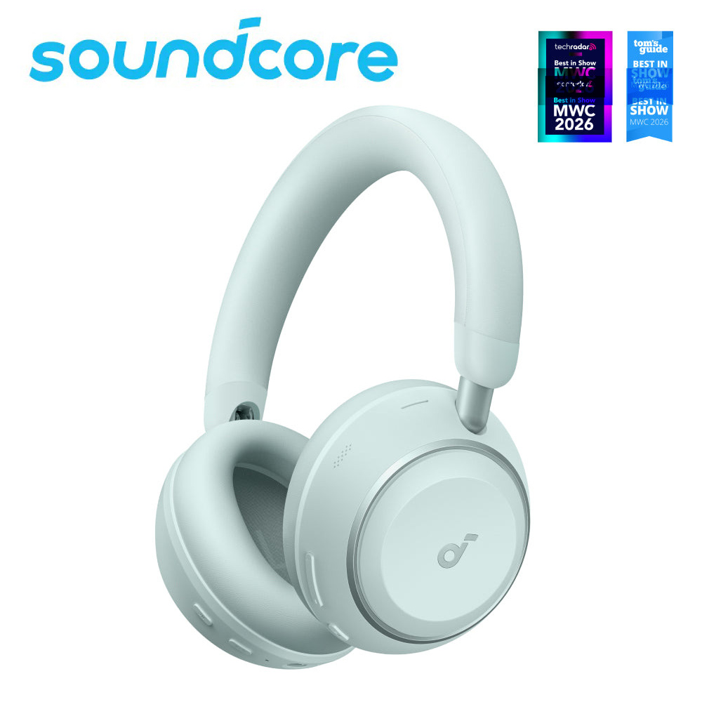 【Soundcore】Space 2 主動降噪無線耳罩式耳機｜海霧綠