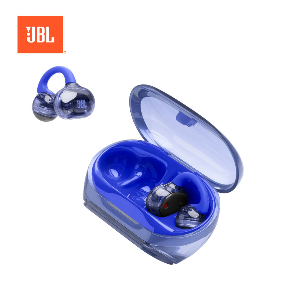 【JBL】Soundgear CLIP 開放式無線耳夾藍牙耳機｜藍色
