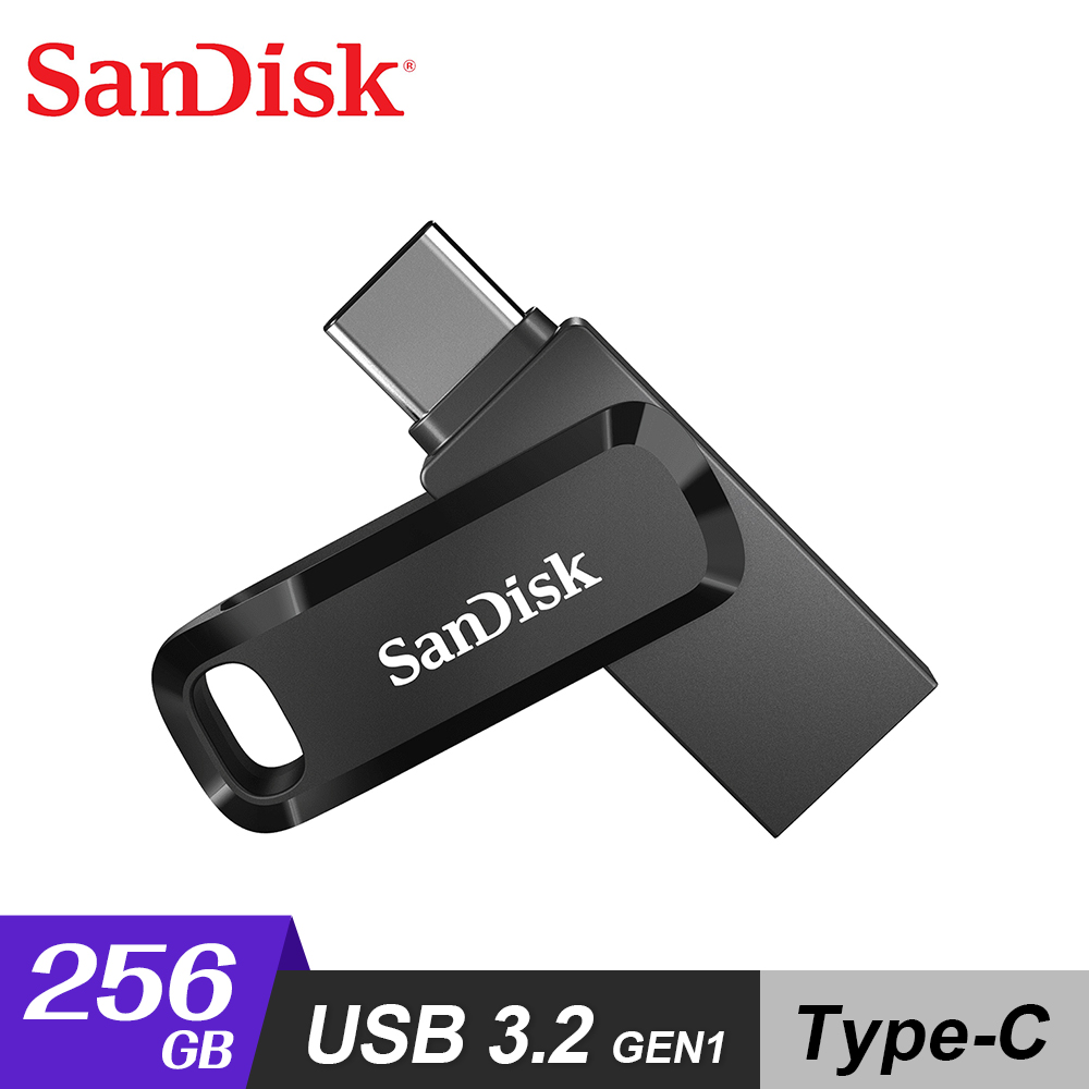 【SanDisk】Ultra Go USB Type-C 雙用隨身碟 256G