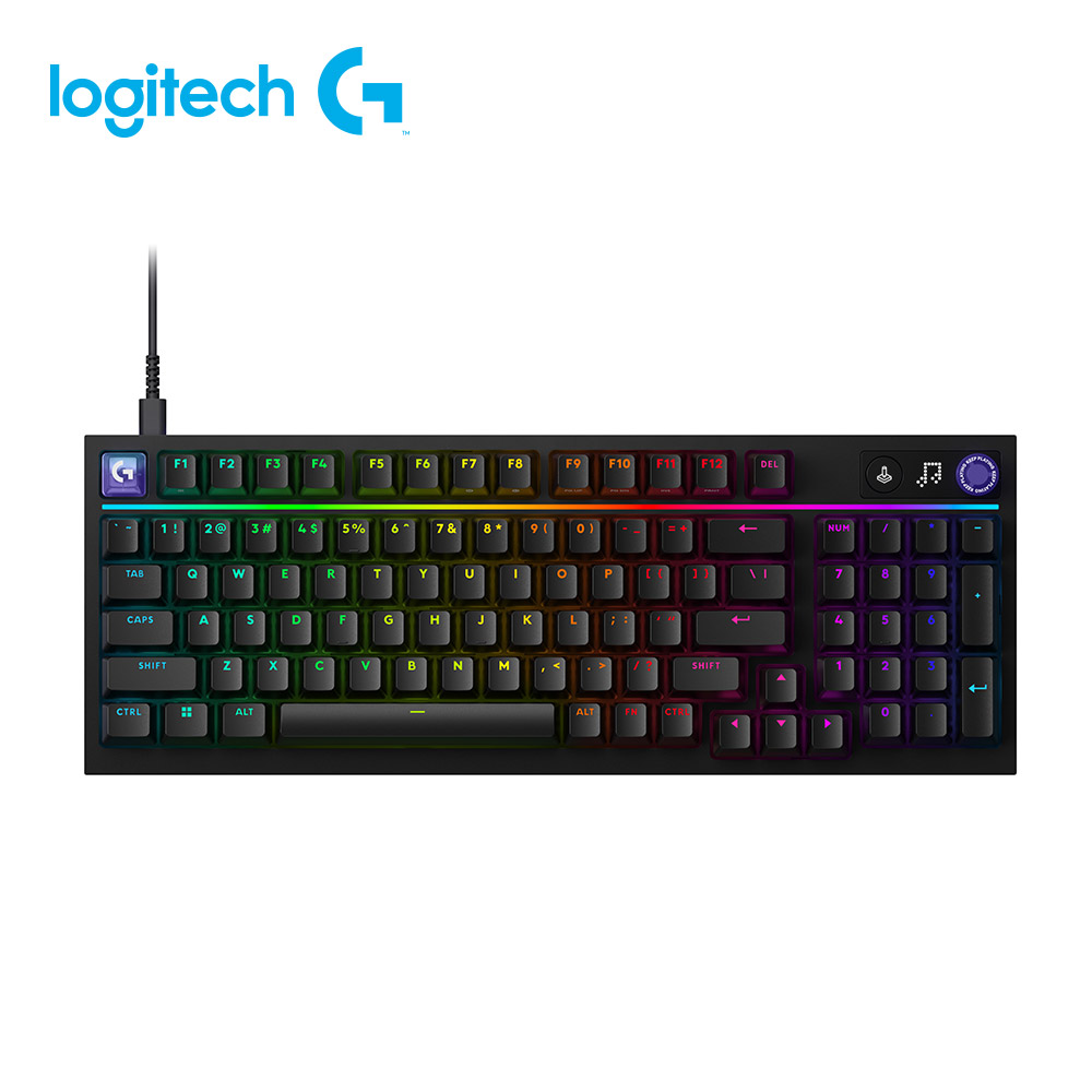 【Logitech 羅技】G316 X 98 8K 有線機械電競鍵盤 段落軸｜黑色