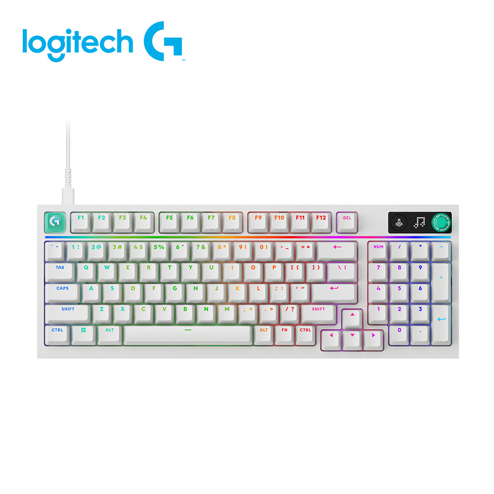 【Logitech 羅技】G316 X 98 8K 有線機械電競鍵盤 線性軸｜白色
