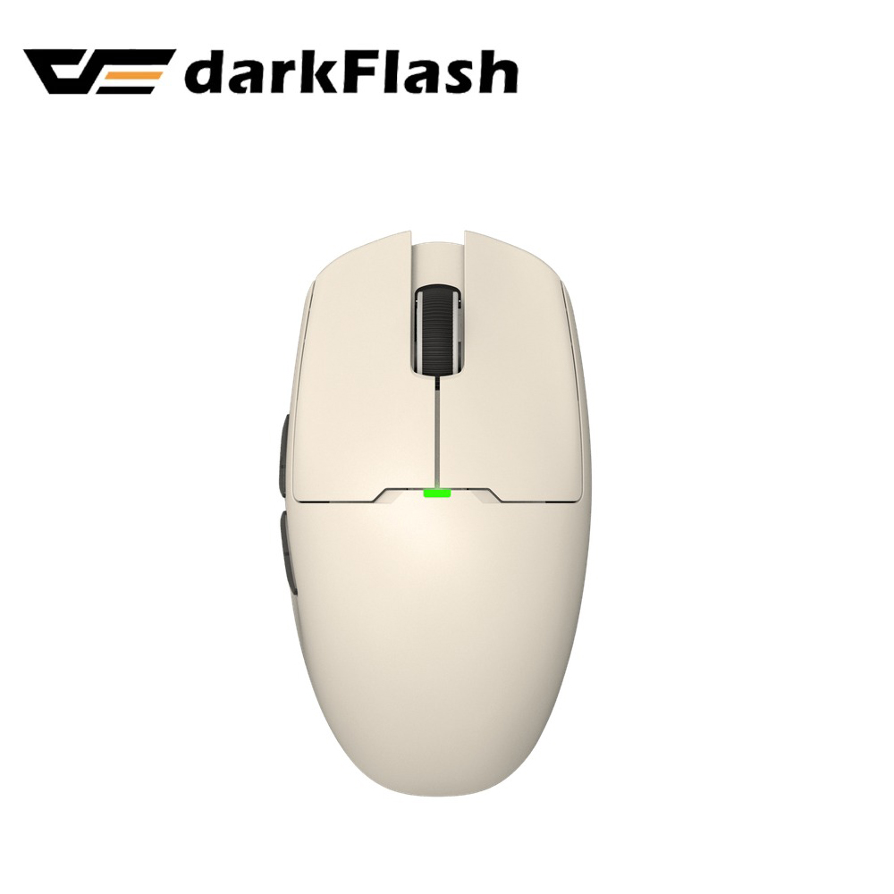 【darkFlash】DFM80 三模輕量滑鼠｜奶咖色