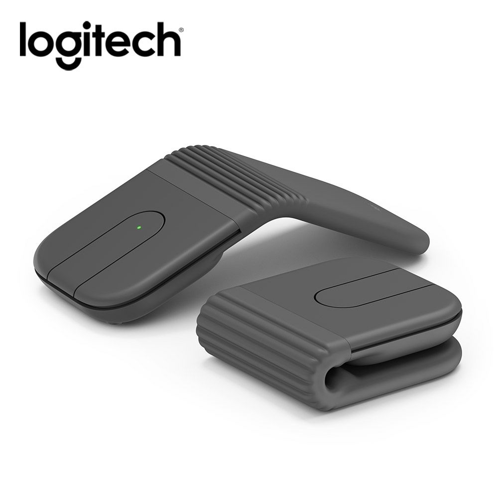 【Logitech 羅技】MOBI 無線折疊滑鼠｜石墨黑