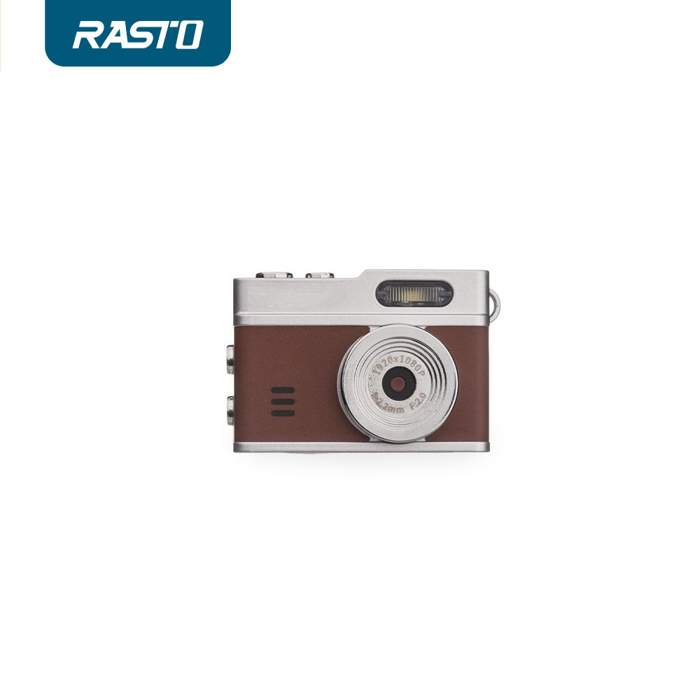 【RASTO】RP1 Full HD 1080P 微型數位拍照錄影相機｜咖色