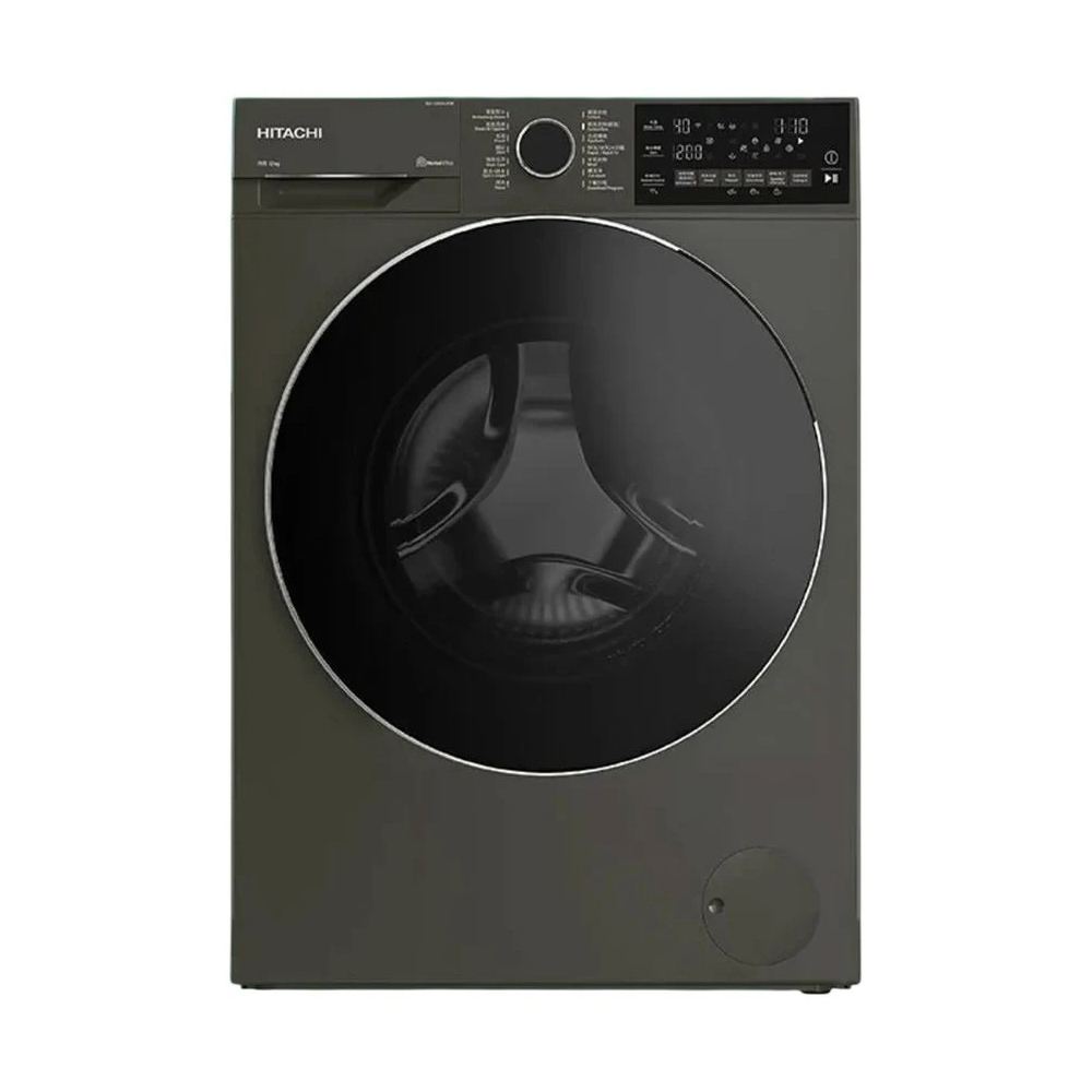 【HITACHI 日立】12Kg 滾筒洗衣機 BD-120XKVEM 霧墨灰｜含基本安裝