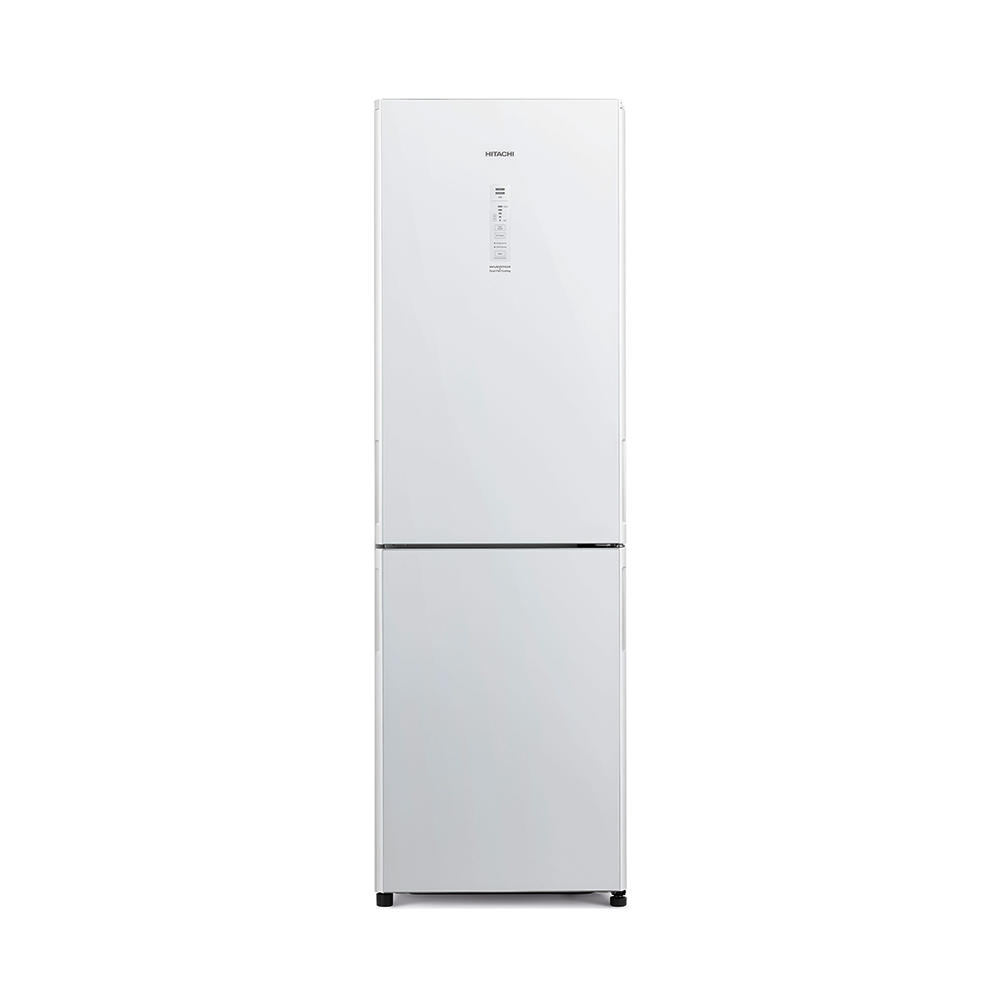 【HITACHI 日立】313L 變頻左開雙門冰箱 琉璃白｜含基本安裝