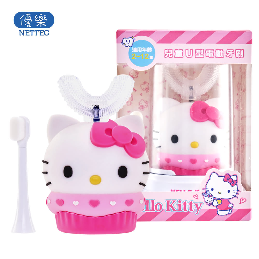 【優樂 NETTEC】Cinnamoroll 凱蒂貓 兒童U型電動牙刷
