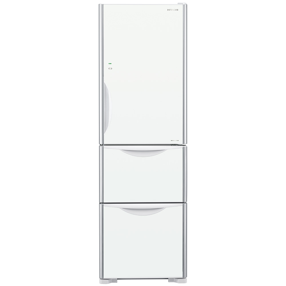【HITACHI 日立】331L 變頻三門左開冰箱 琉璃白｜含基本安裝