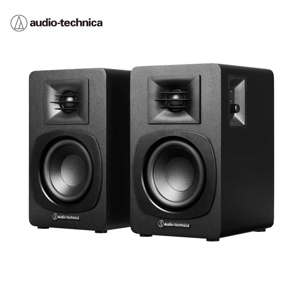 【audio-technica 鐵三角】AT-SP3X 主動式監聽藍牙喇叭 黑色