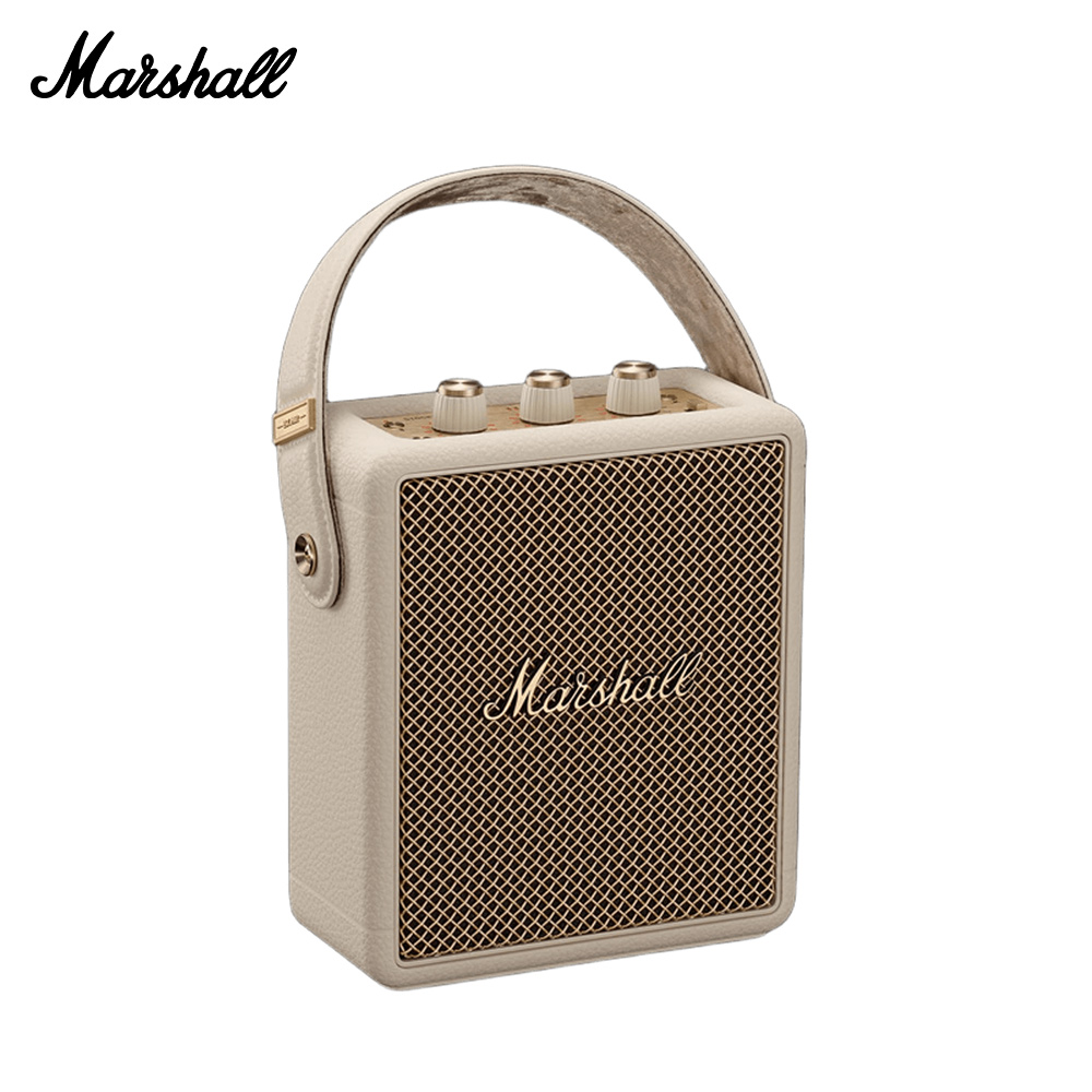 【Marshall】Stockwell III 攜帶式藍牙喇叭 白色