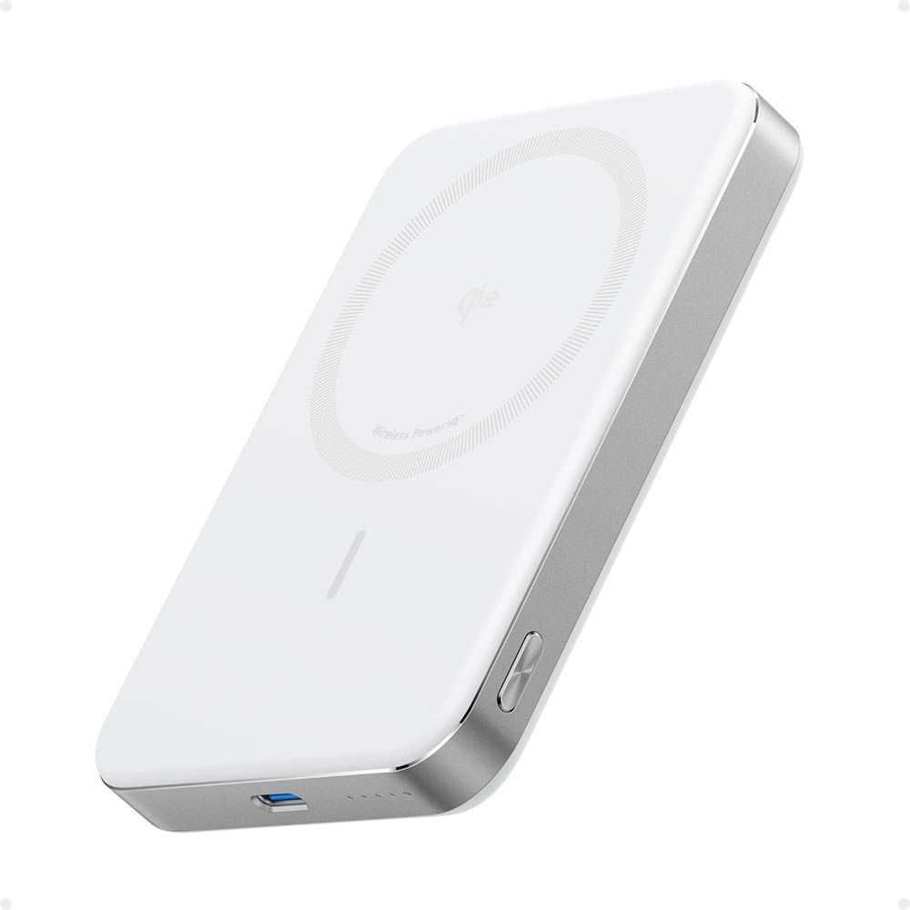 【ANKER】A1664 10000mAh Qi2 超薄磁吸行動電源 白色