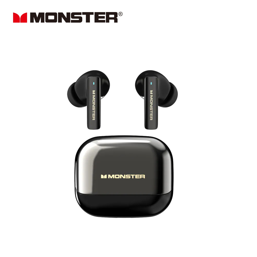 【MONSTER 魔聲】MON-MQT50 HIFI 高傳真 ANC 音樂藍牙耳機 黑色