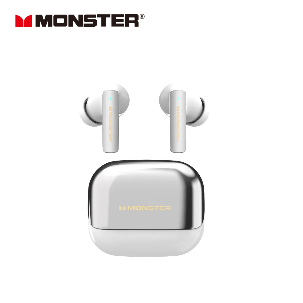【MONSTER 魔聲】MON-MQT50 HIFI 高傳真 ANC 音樂藍牙耳機 白色