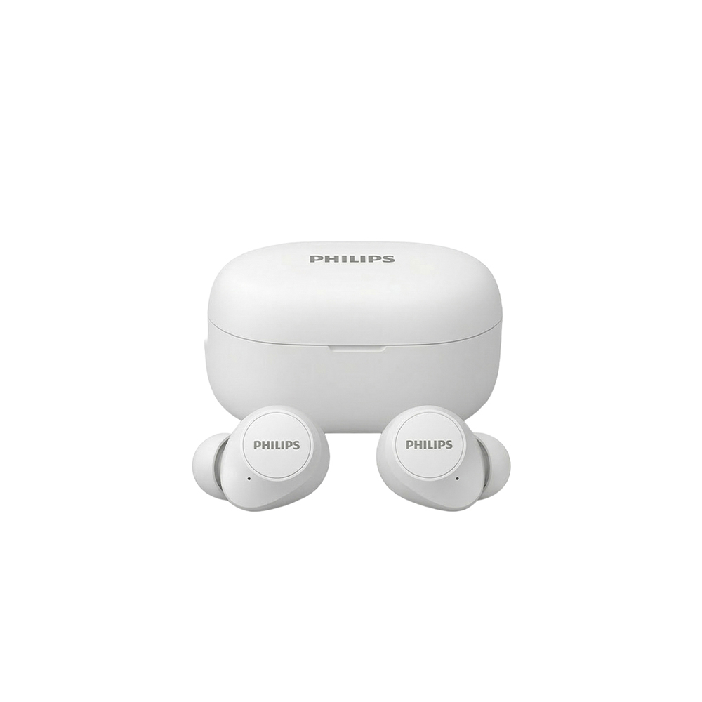 【Philips 飛利浦】TAT1300 低音藍牙耳機｜白色