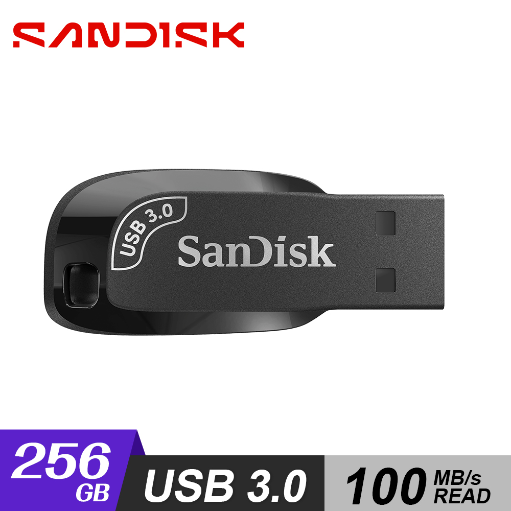 【SanDisk】Ultra Shift USB 隨身碟 256GB