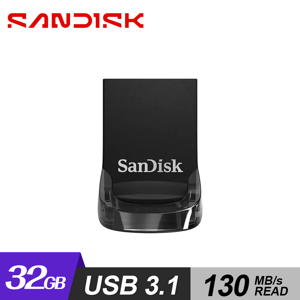 SanDisk CZ430 ULTRA Fit USB3.1 隨身碟 32GB