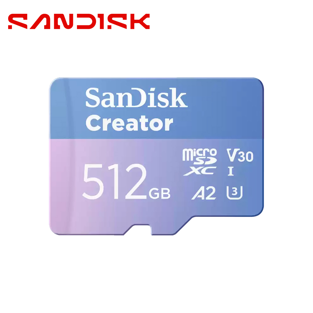 【SanDisk】CREATOR microSD UHS-I 記憶卡 512GB