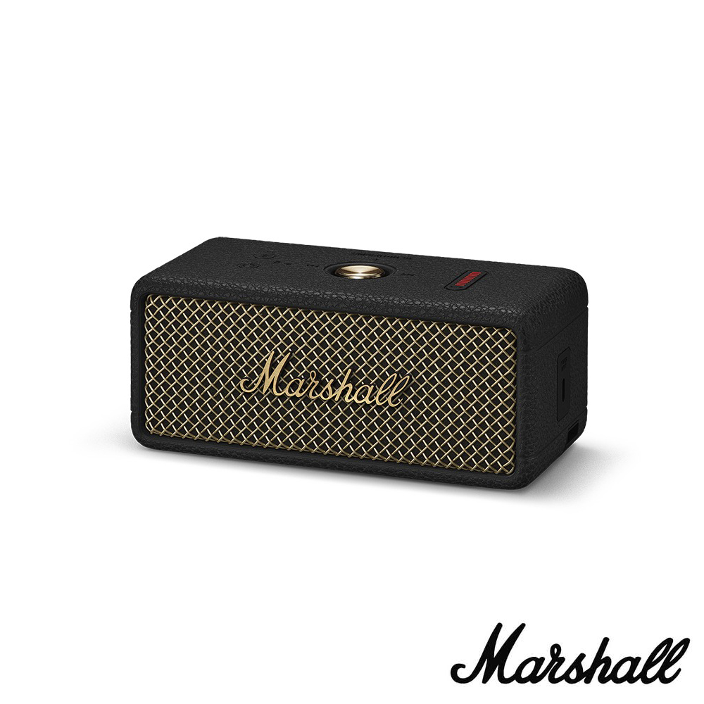 【Marshall】Emberton III 攜帶式藍牙喇叭 復古黑