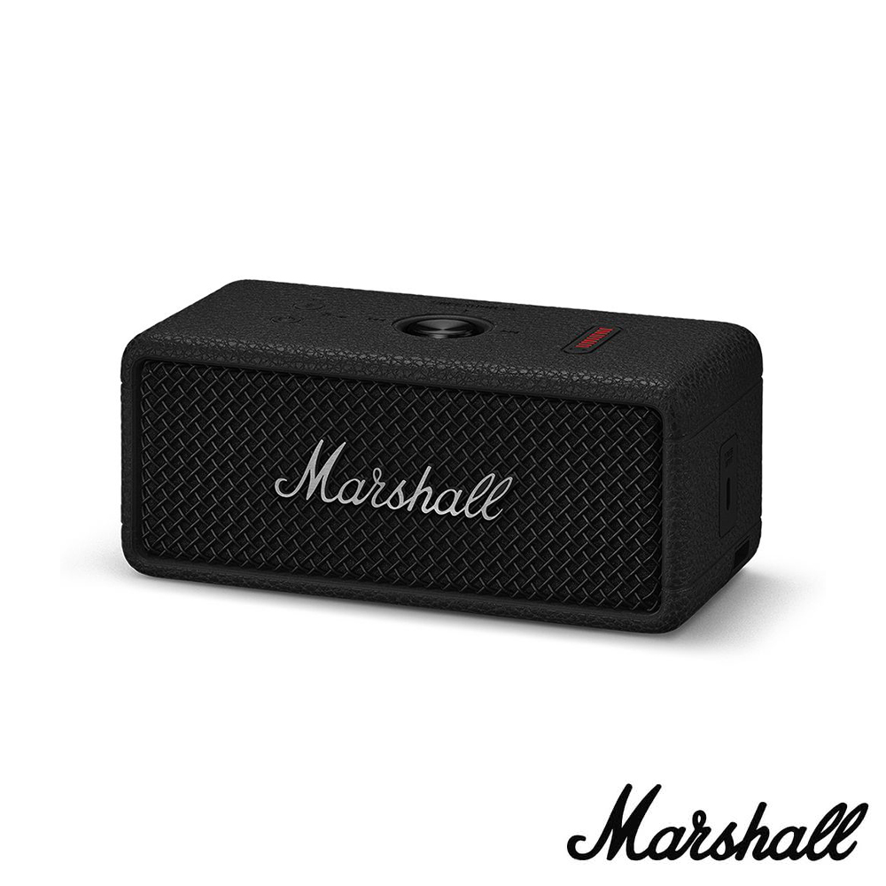 【Marshall】Emberton III 攜帶式藍牙喇叭 鑄鋼黑