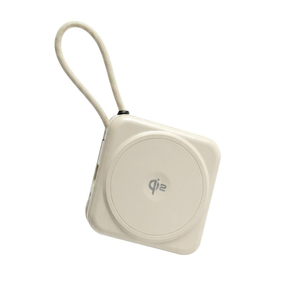 【WEPHONE】Qi2 磁吸半固態行動電源 10000mAh 奶油黃