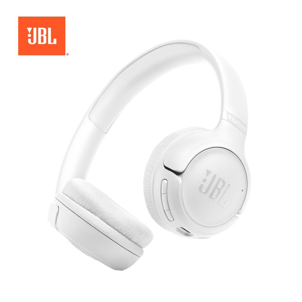 【JBL】Tune 530BT 耳罩式藍牙無線耳機｜白色