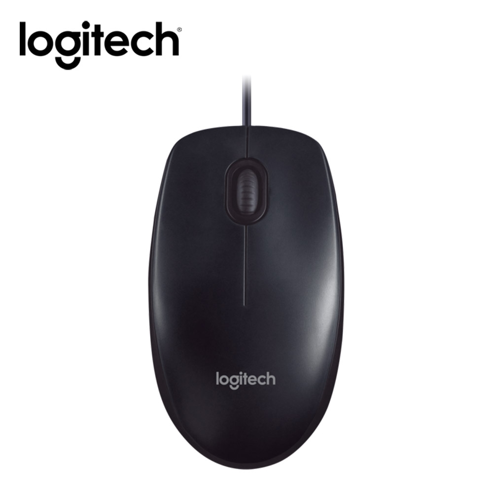 【Logitech 羅技】M90 有線滑鼠 黑灰
