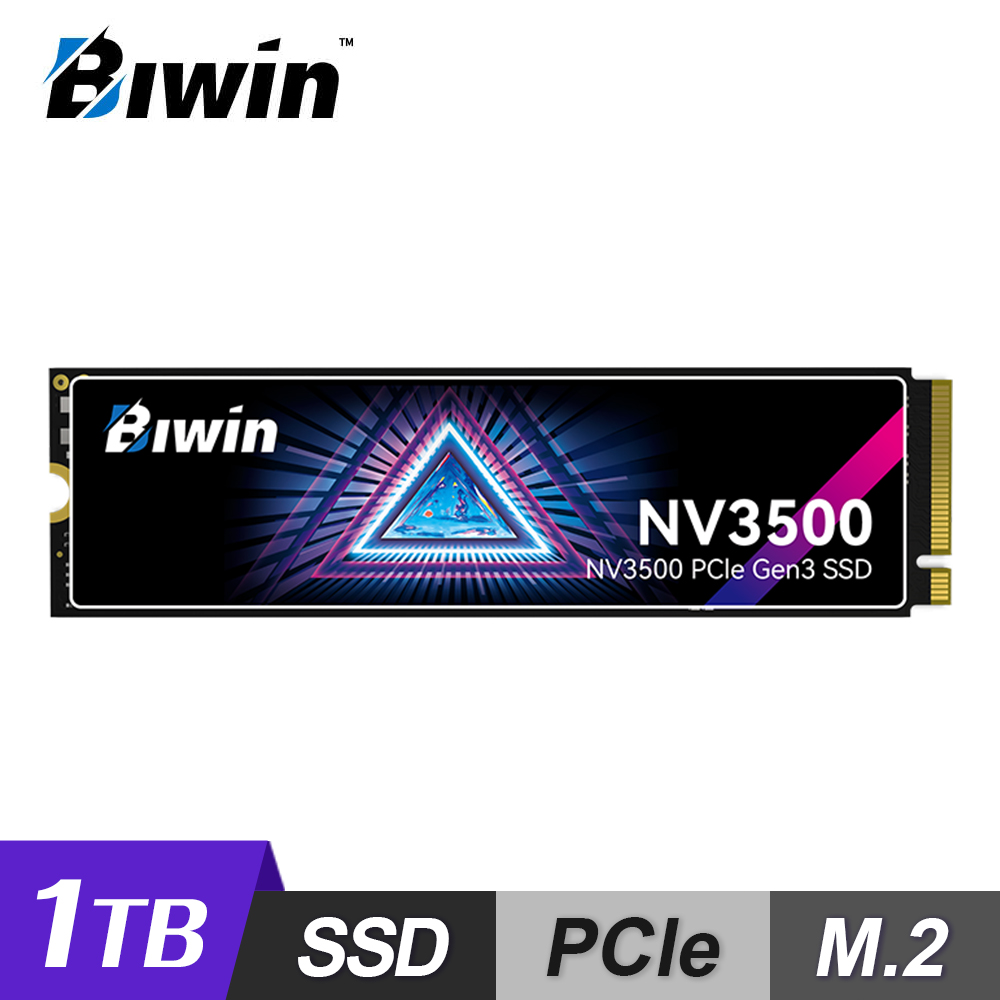 【BIWIN】NV3500 1TB M.2 PCIe Gen3 SSD 固態硬碟