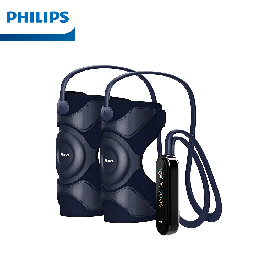 【Philips 飛利浦】PPM5521DB 膝部氣囊按摩器【福利良品】
