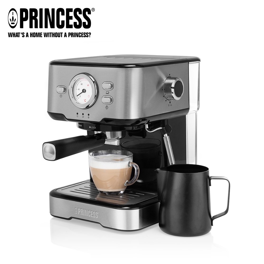 【PRINCESS｜荷蘭公主】不鏽鋼義式濃縮咖啡機 249416