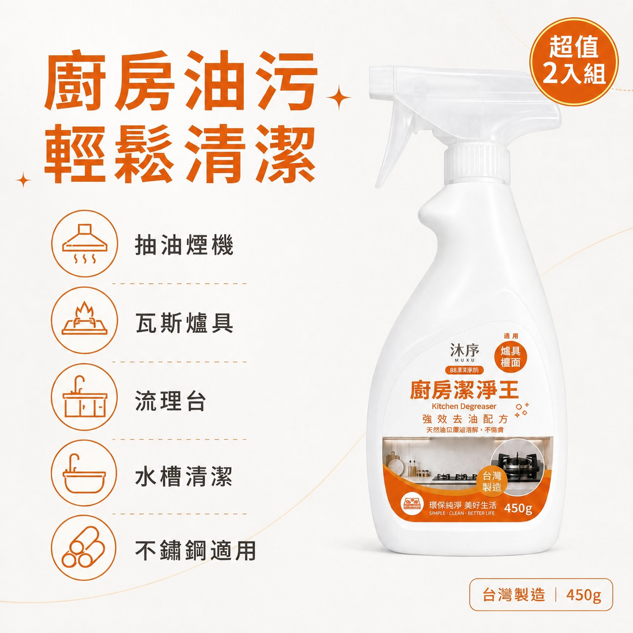 廚房清潔, 去油污, 抽油煙機, 瓦斯爐, 流理台, 水槽, 不鏽鋼, 廚房去污, 油垢清潔