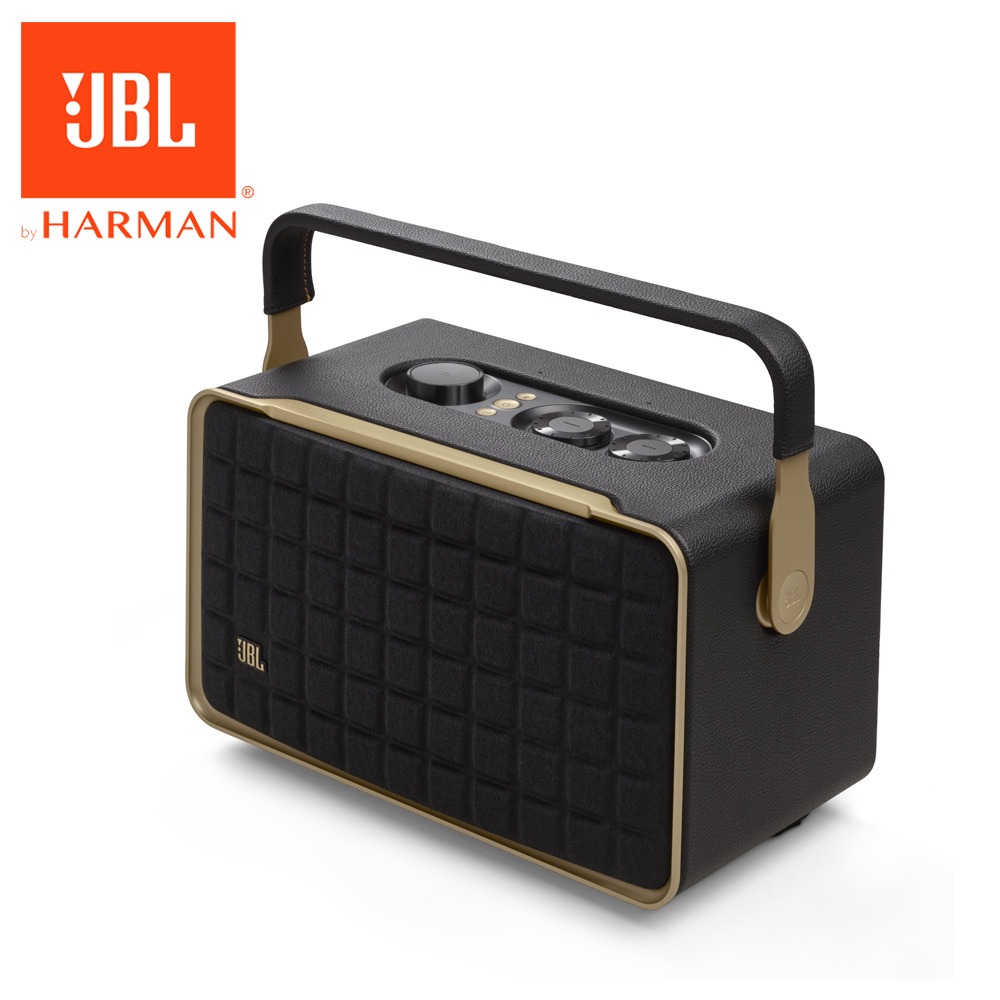 【JBL】Authentics 300 可攜式語音無線串流藍牙音響｜黑色