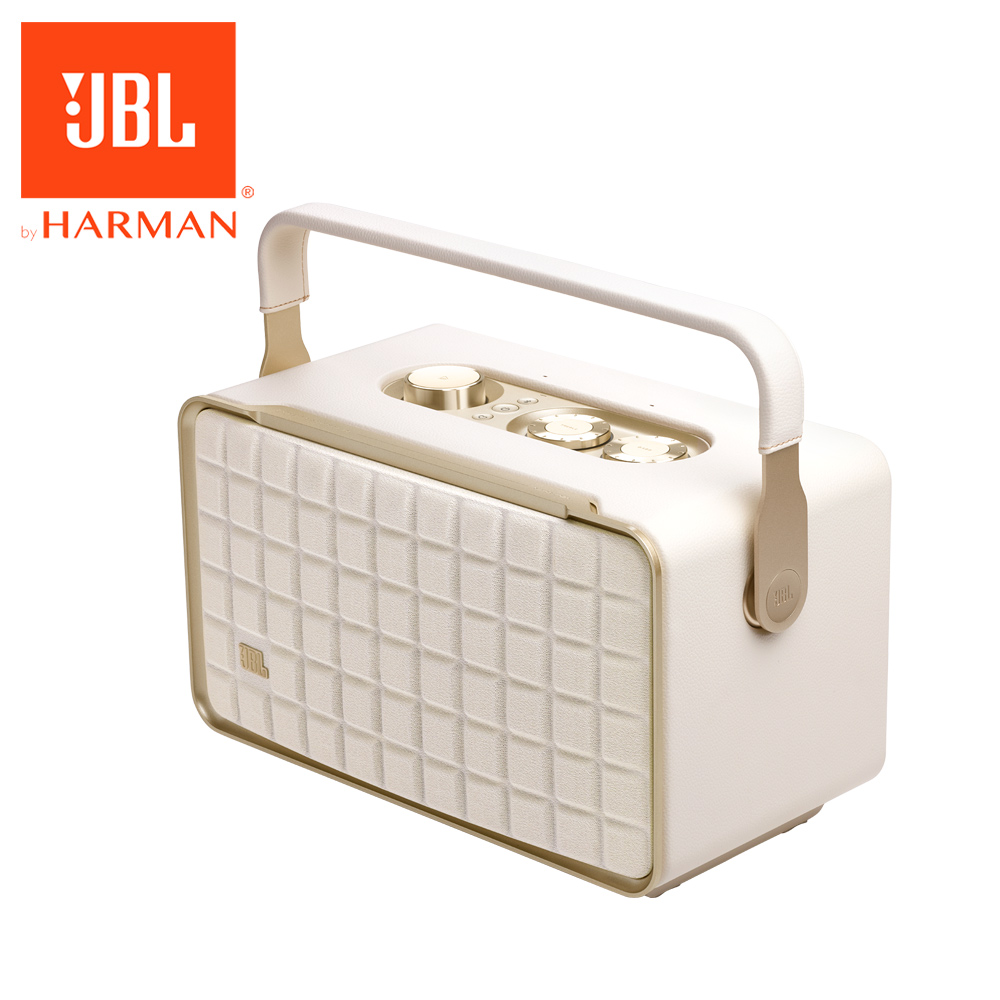 【JBL】Authentics 300 可攜式語音無線串流藍牙音響｜白色