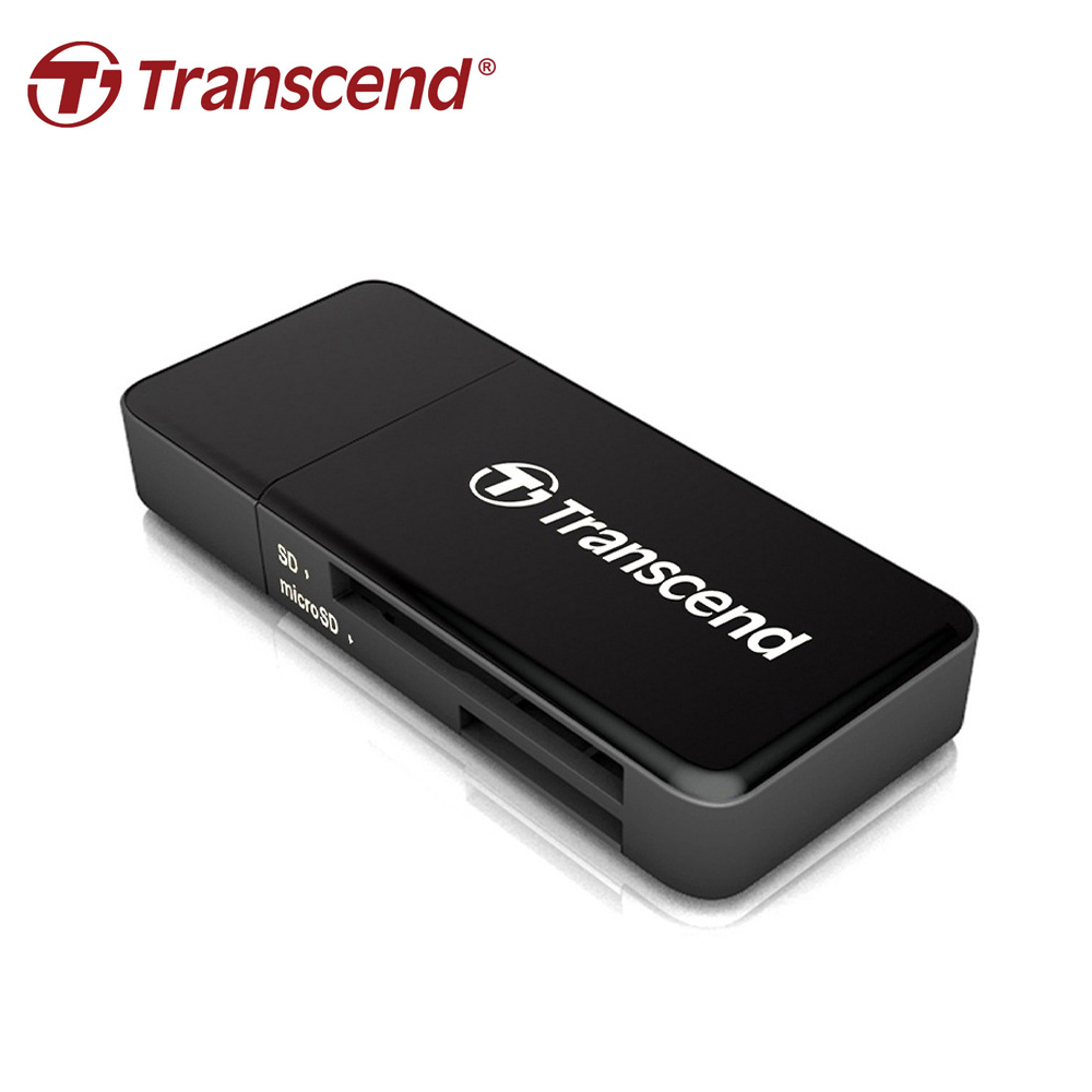 【Transcend 創見】RDF5 USB 讀卡機 TS-RDF5K 黑色