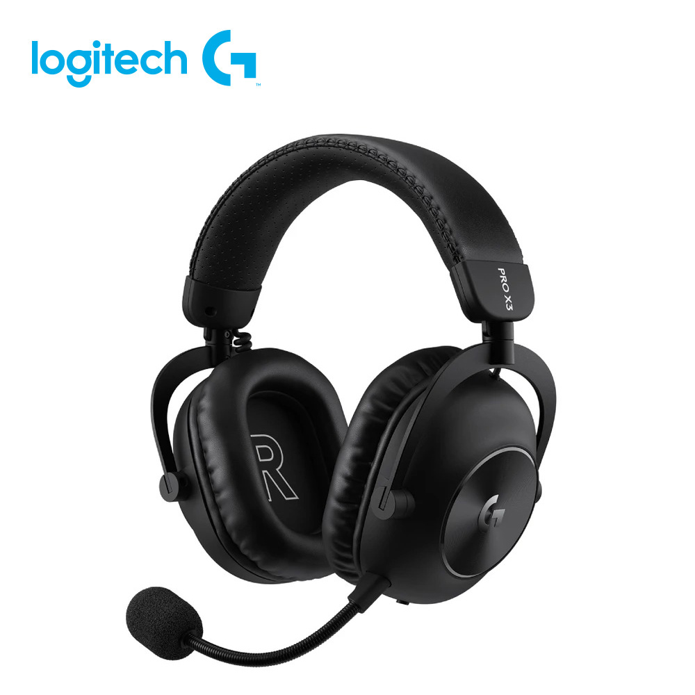 【Logitech G】PRO X3 LIGHTSPEED 無線遊戲耳麥 黑色