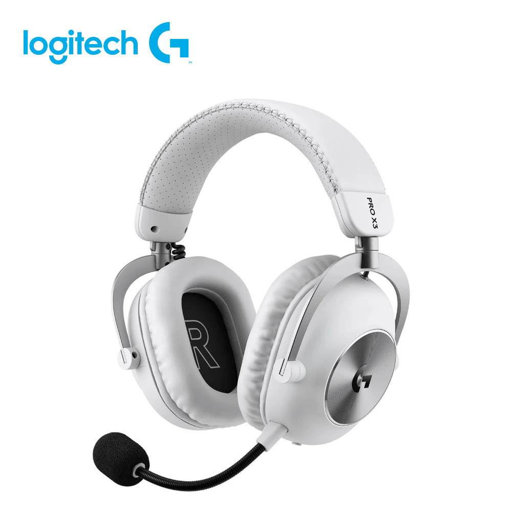【Logitech G】PRO X3 LIGHTSPEED 無線遊戲耳麥 白色