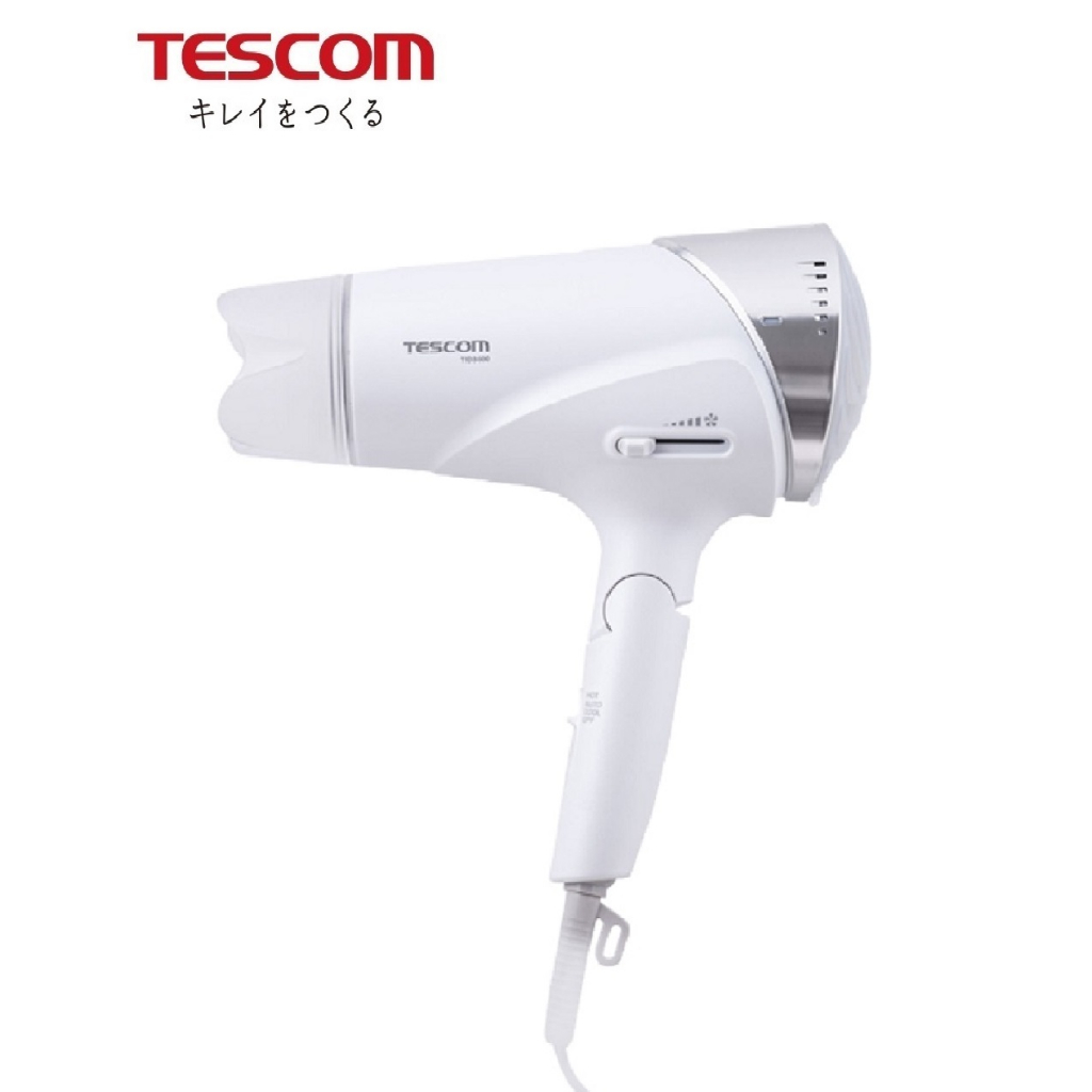 【TESCOM】負離子大風量大風壓速乾修護離子吹風機TID3500TW 白