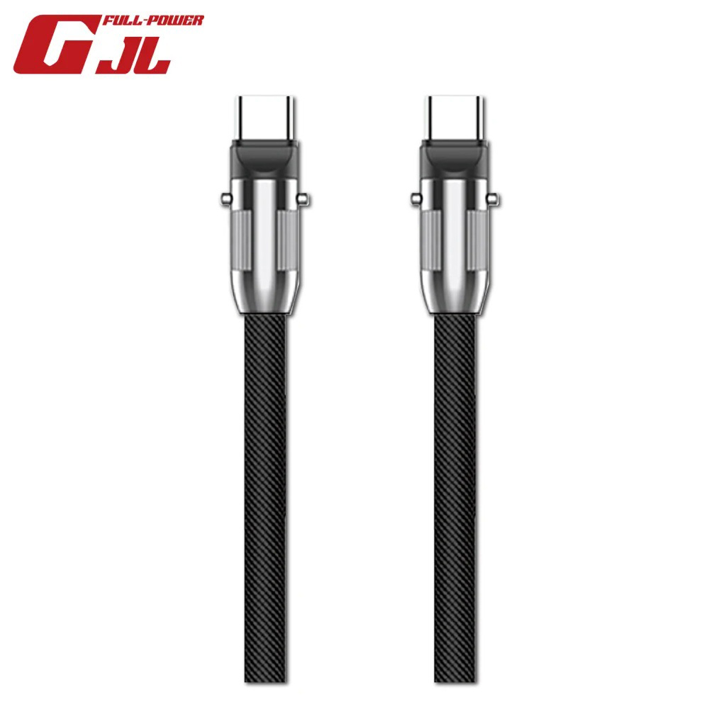 【GJL】Type-C to Type-C 66W 掛繩傳輸線 1.2M｜黑色