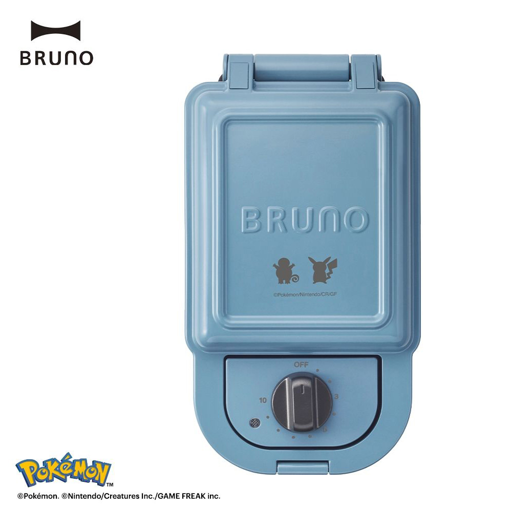 【BRUNO】寶可夢熱壓三明治機 水藍｜傑尼龜
