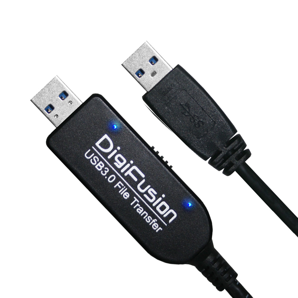 【伽利略】USB3.0 跨系統對傳線｜不支援鍵盤.滑鼠共享