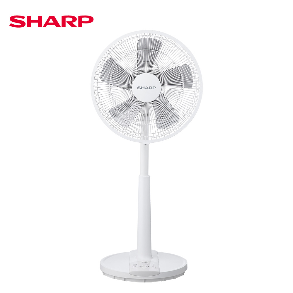 【SHARP 夏普】PJ-V14A-W 14吋 DC直流馬達伸縮立扇